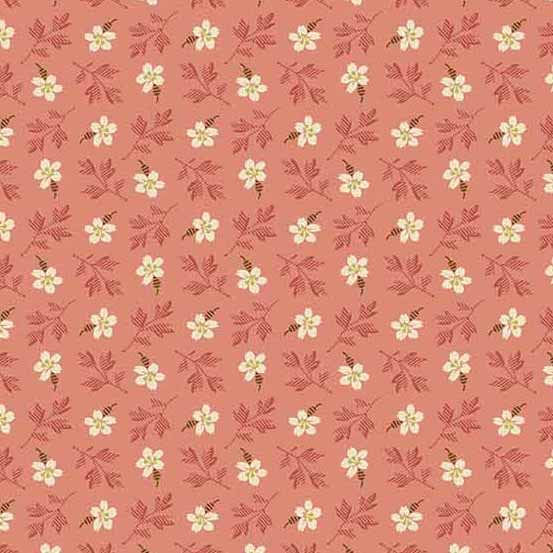 Primrose 533E Petit Bloom Rouge Pink by Edyta Sitar for Laundry Basket Quilts Primrose 533E Petit Bloom Rouge Pink by Edyta Sitar for Laundry Basket Quilts