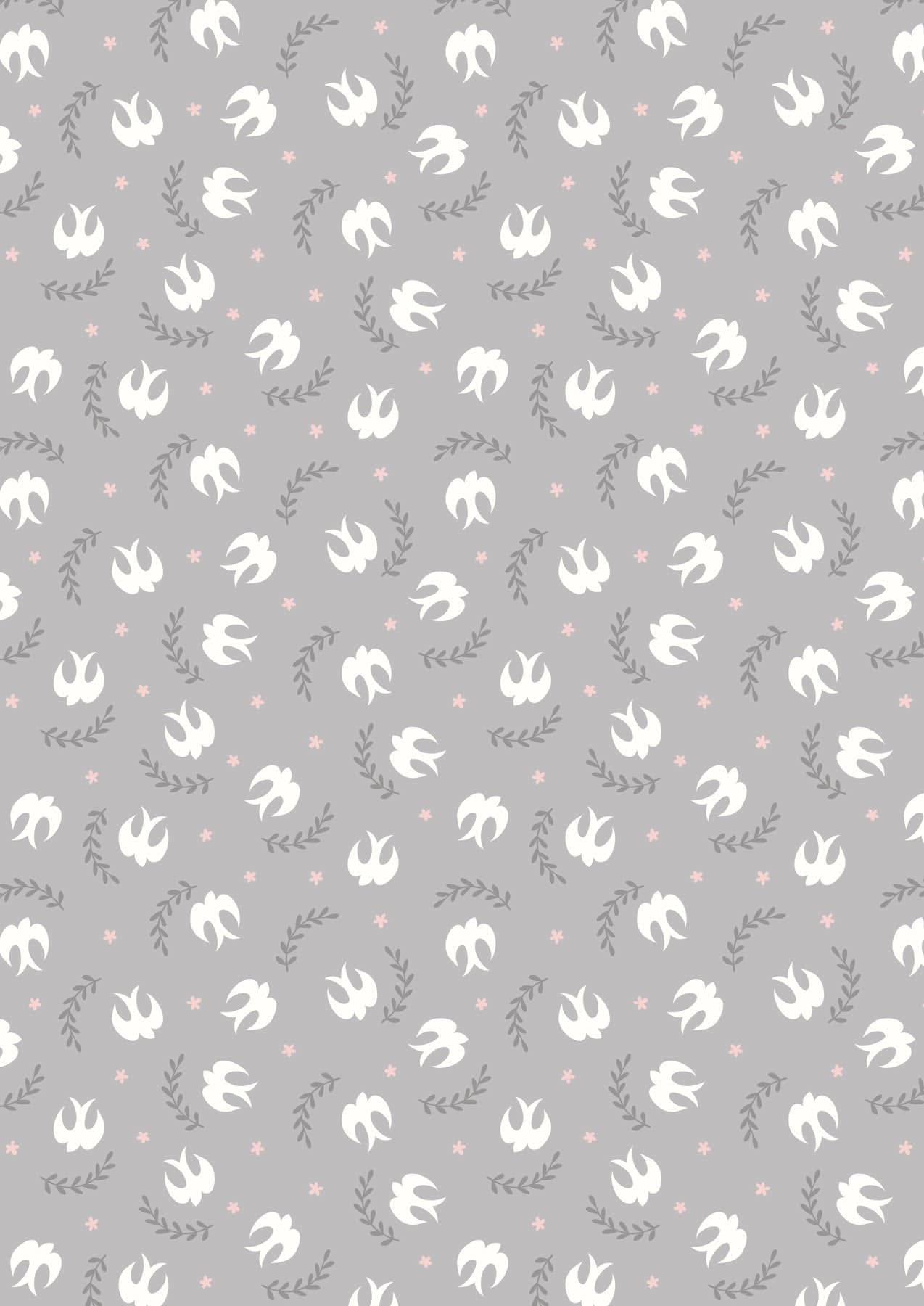 Spring Hare A726.3 Swallows on grey by Lewis & Irene fabrics Spring Hare A726.3 Swallows on grey by Lewis & Irene fabrics