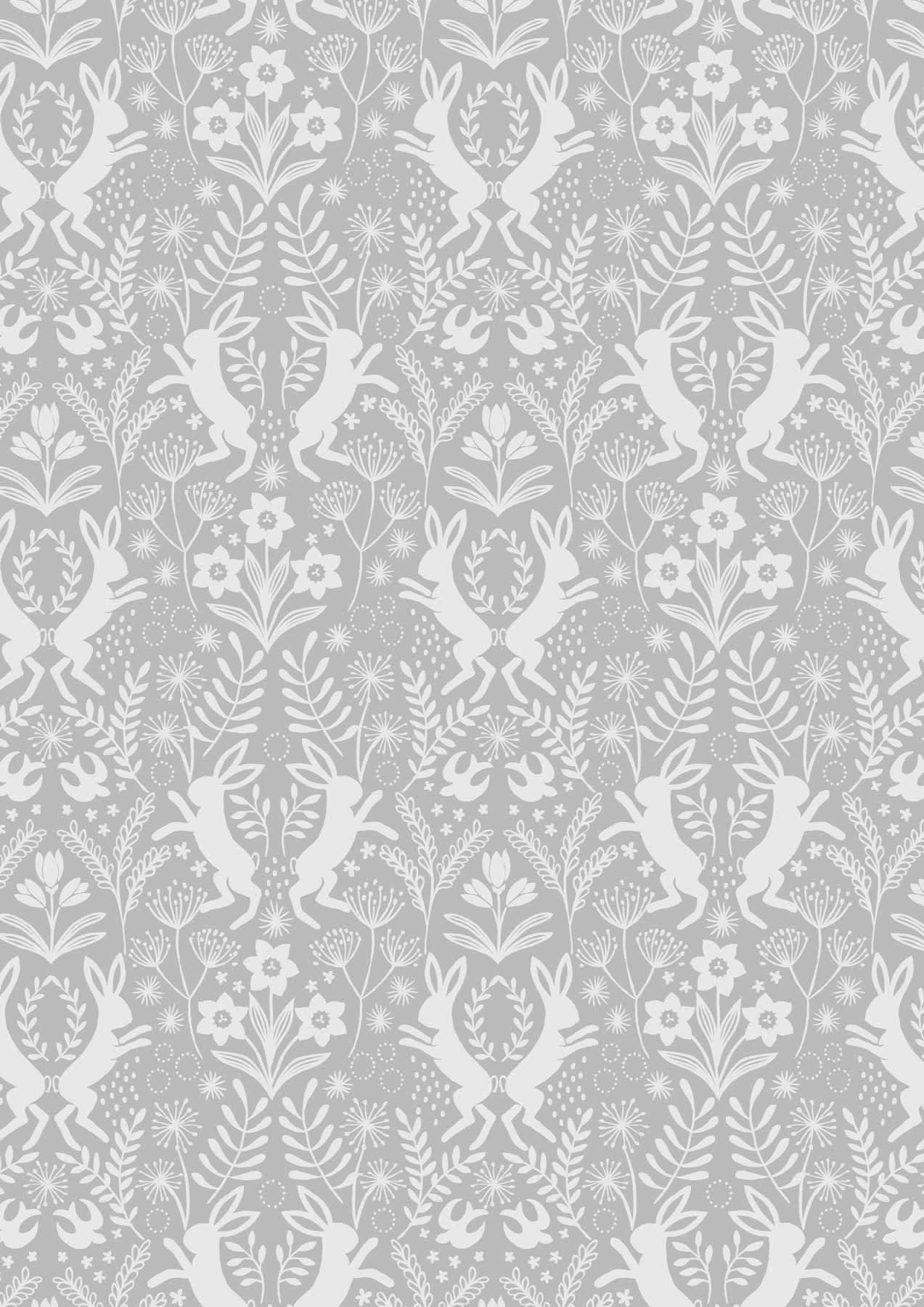 Spring Hare A728.3 Hares on grey by Lewis & Irene fabrics Spring Hare A728.3 Hares on grey by Lewis & Irene fabrics