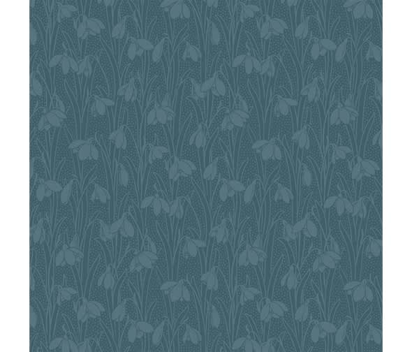 LIBERTY Snowdrop Spot 876A Indigo Delphinium Blue fabric LIBERTY Snowdrop Spot 876A Indigo Delphinium Blue fabric