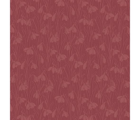 LIBERTY Snowdrop Spot 878A Sienna Dark Red fabric LIBERTY Snowdrop Spot 878A Sienna Dark Red fabric