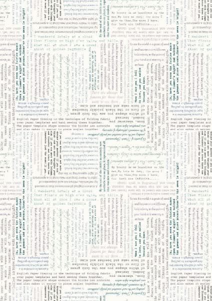 Bookworm A551.1 Text on cream fabric by Lewis & Irene Bookworm A551.1 Text on cream fabric by Lewis & Irene