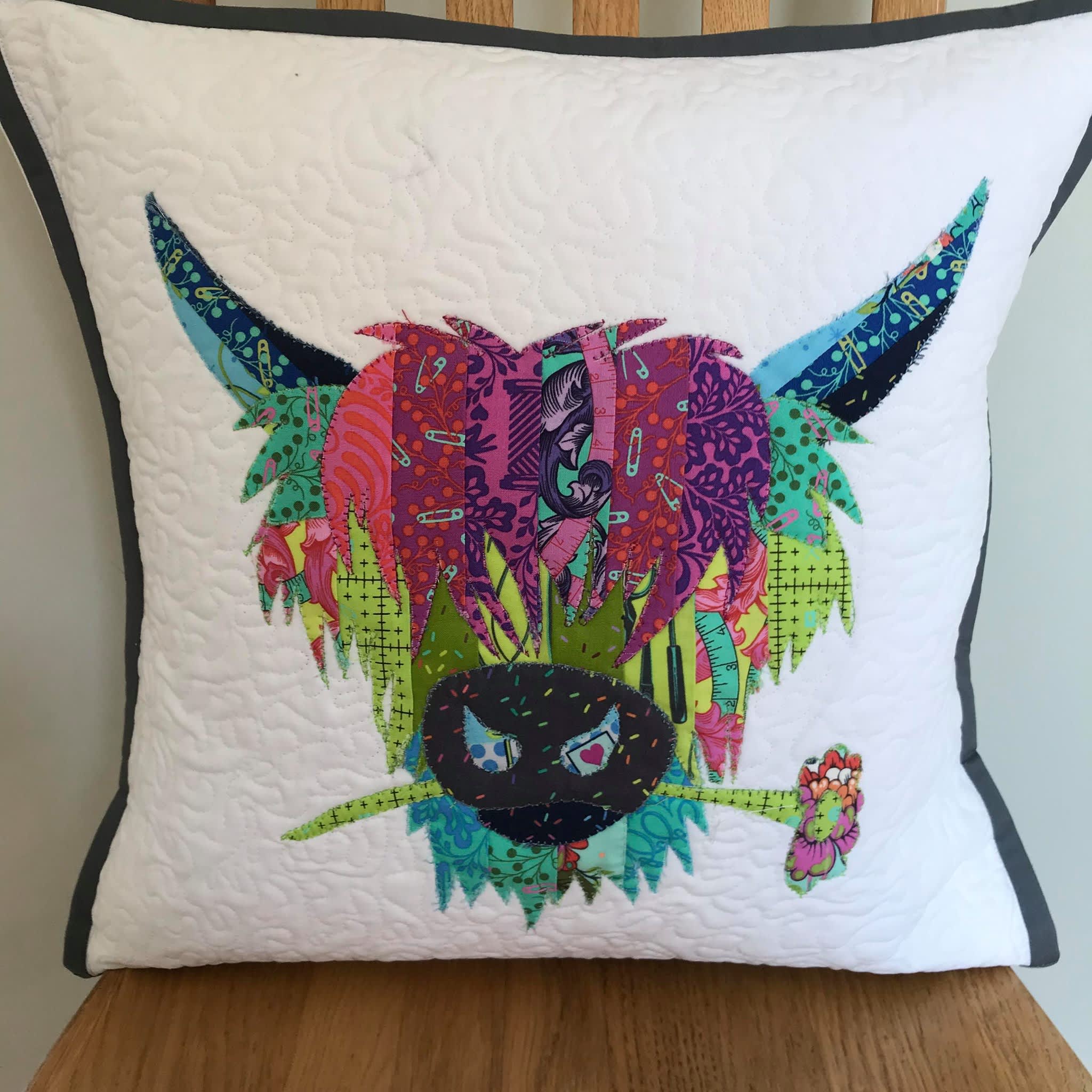 Highland Cow Applique Workshop – Mon 1st May Highland Cow Applique Workshop - Mon 1st May