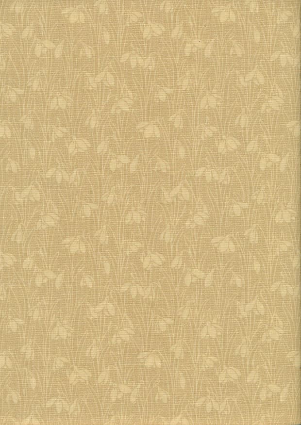 LIBERTY Snowdrop Spot 872A Beeswax mustard soft yellow fabric LIBERTY Snowdrop Spot 872A Beeswax mustard soft yellow fabric - Image 2