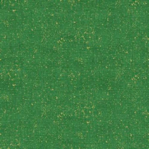 2566G5 Metallic Linen Texture Green by Makower 2566G5 Metallic Linen Texture Green by Makower