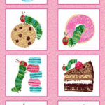 757E VHC Bake Shop Panel, Hungry Caterpillar Pink by Makower