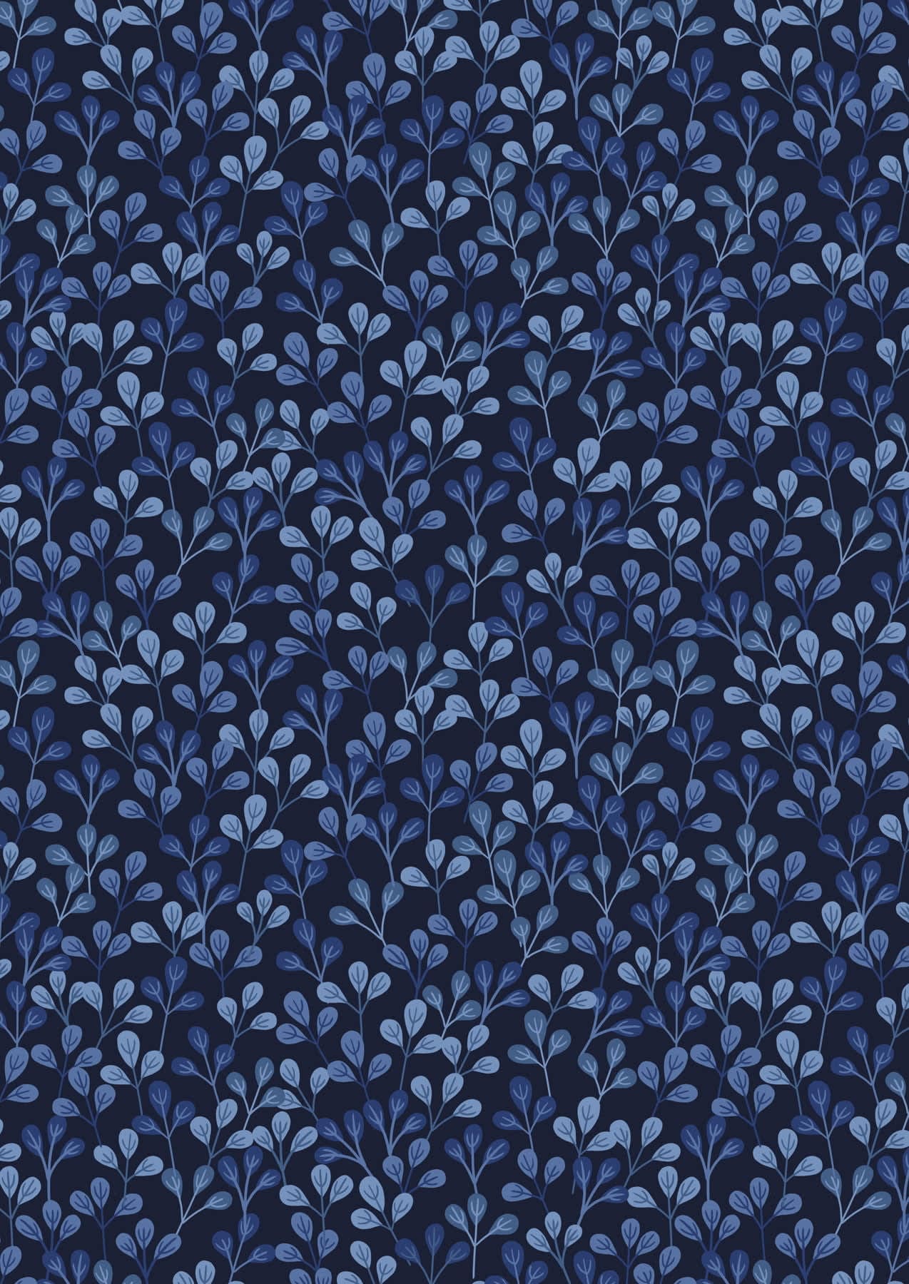 Shinrin Yoku A642.2 Leaves on deep ocean blues by Lewis & Irene Shinrin Yoku A642.2 Leaves on deep ocean blues by Lewis & Irene