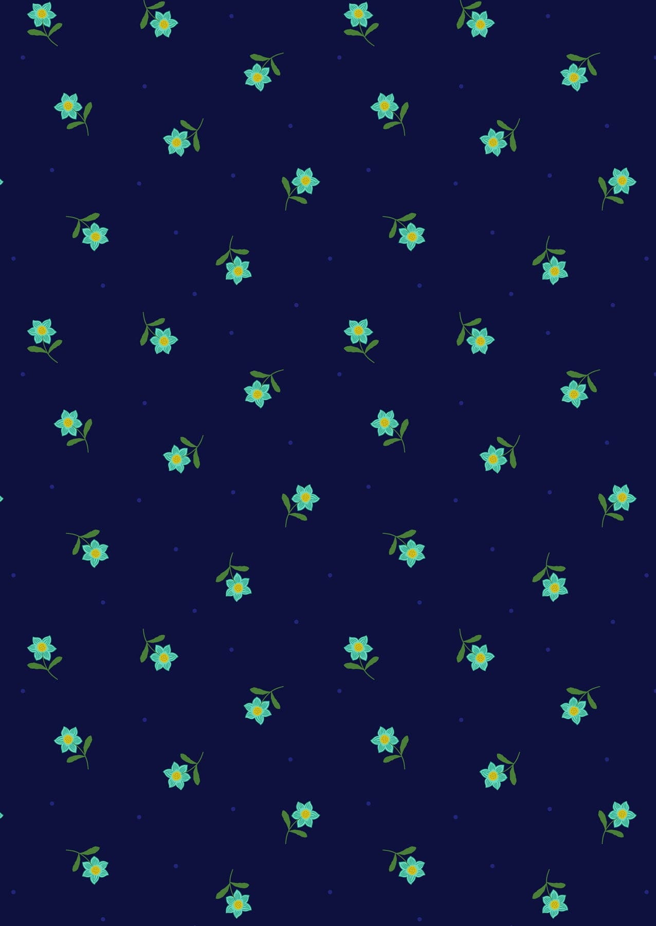 Hibiscus Hummingbird A594.3 Little flower dot on dark navy fabric by Lewis and Irene Hibiscus Hummingbird A594.3 Little flower dot on dark navy fabric by Lewis and Irene
