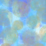 Chromaticity 22136-63 Sky Fabric with Gold by Robert Kaufman