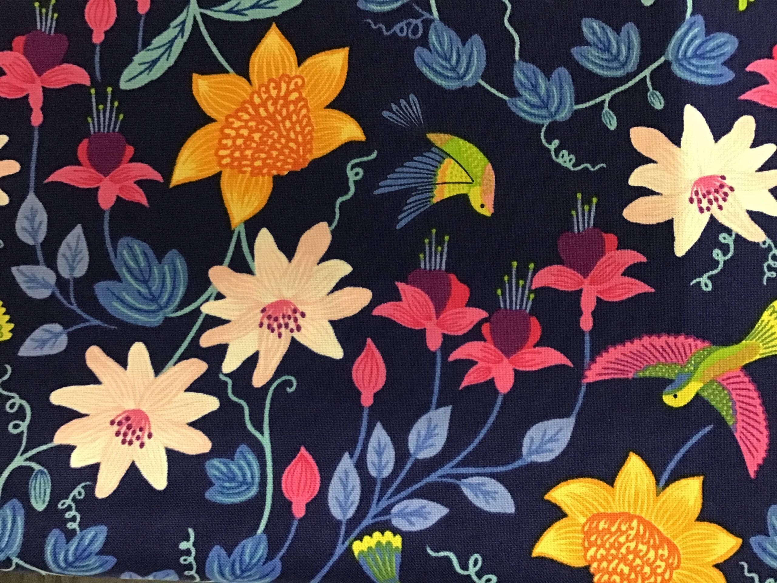 Hibiscus Hummingbird A593 by Lewis and Irene Hibiscus Hummingbird A593 by Lewis and Irene