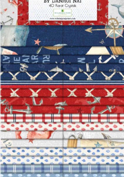 Jelly roll At the Helm 2.5” strips W-840-716-840 by Wilmington Prints boats, anchors, checks Jelly roll At the Helm 2.5” strips W-840-716-840 by Wilmington Prints boats, anchors, checks