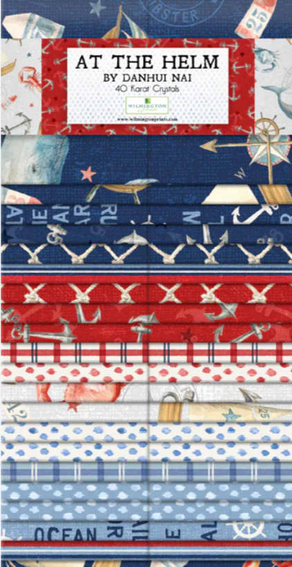 Jelly roll At the Helm 2.5” strips W-840-716-840 by Wilmington Prints boats, anchors, checks Jelly roll At the Helm 2.5” strips W-840-716-840 by Wilmington Prints boats, anchors, checks