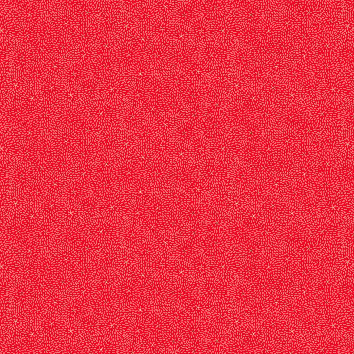 Kasumi 047R Kiku Red fabric by Makower Kasumi 047R Kiku Red fabric by Makower