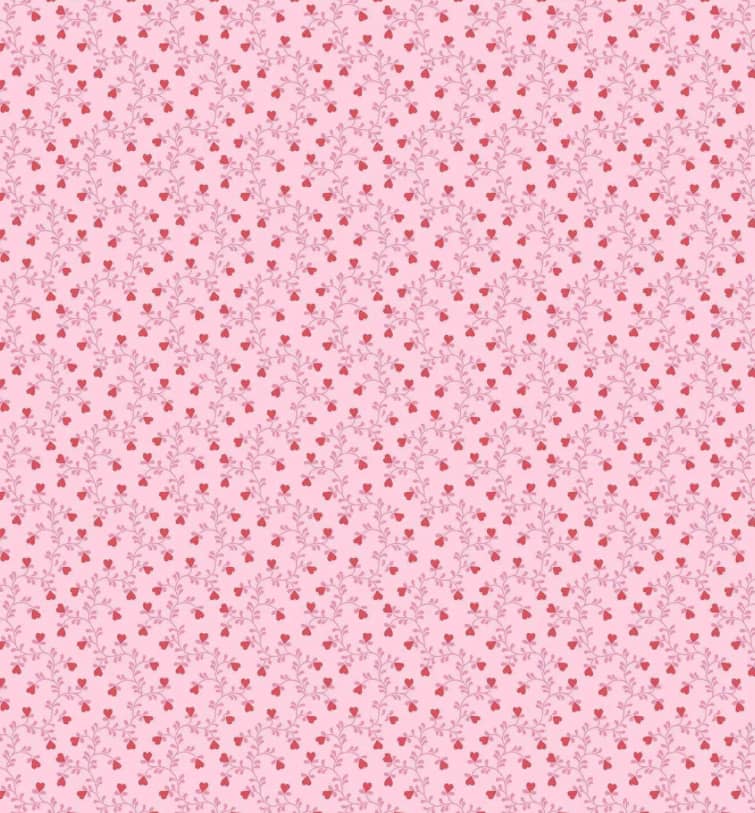 Heart Vine 2/004E pink by Makower pink on pink vines with small hearts Heart Vine 2/004E pink by Makower pink on pink vines with small hearts