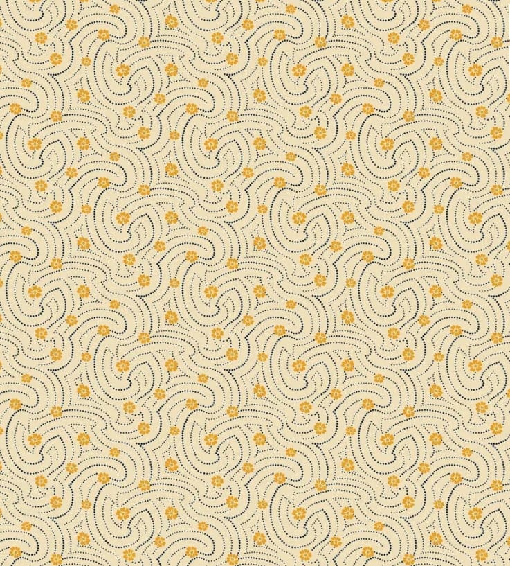 I.Cheddar S.Dots 2/1141L Cream by Makower I.Cheddar S.Dots 2/1141L Cream by Makower
