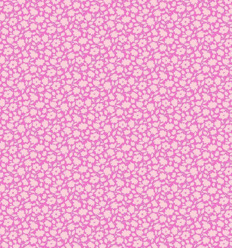 Silhouette Mono Floral 2/003E pink by Makower pink on pink flower Silhouette Mono Floral 2/003E pink by Makower pink on pink flower
