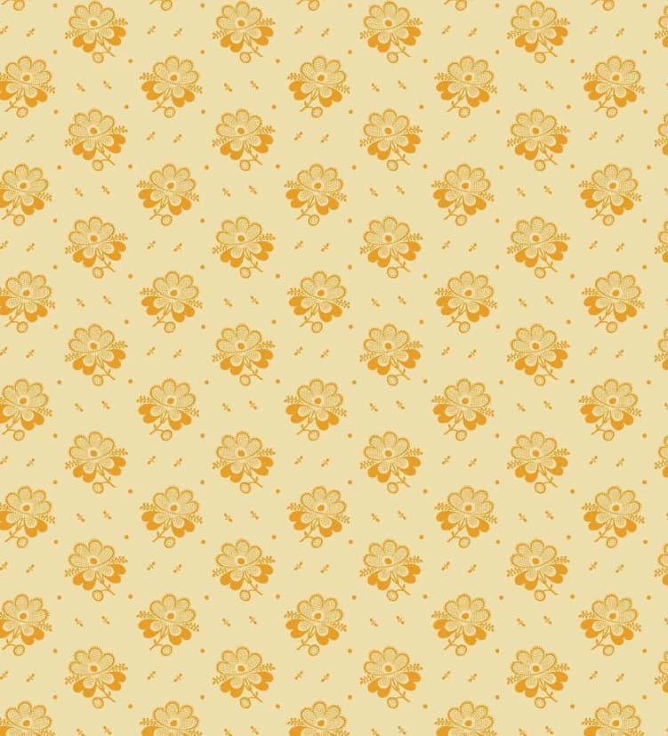 I.Cheddar PicFloral 2/1143L cream indigo by Makower I.Cheddar PicFloral 2/1143L cream indigo by Makower