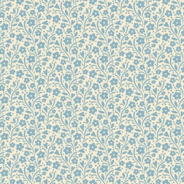Cozy House 1254LB Maries Garden Ivory fabric by Makower Cozy House 1254LB Maries Garden Ivory fabric by Makower