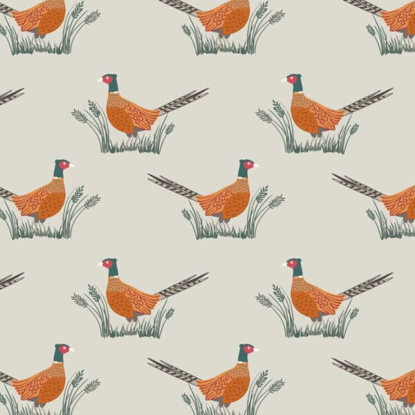 Country Life Reloved A91.C2 Pheasants on cream by Lewis and Irene Country Life Reloved A91.C2 Pheasants on cream by Lewis and Irene