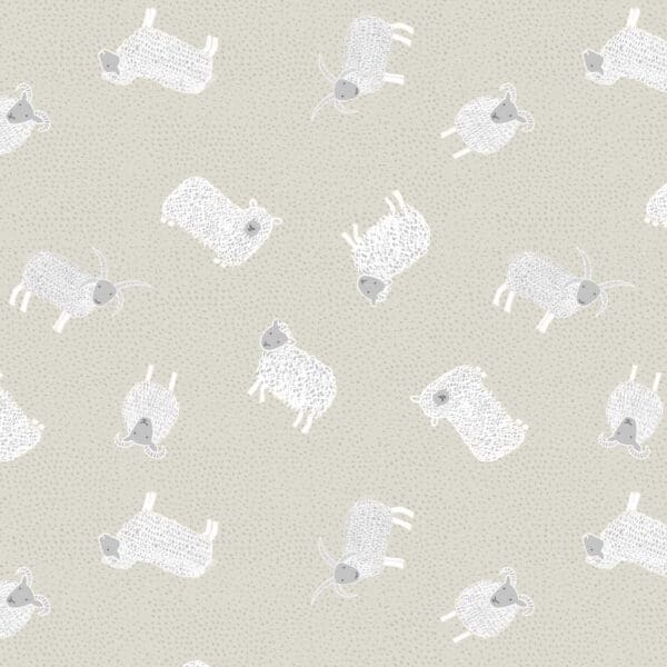 Country Life Reloved A94.2A Sheep on dark cream by Lewis and Irene Country Life Reloved A94.2A Sheep on dark cream by Lewis and Irene