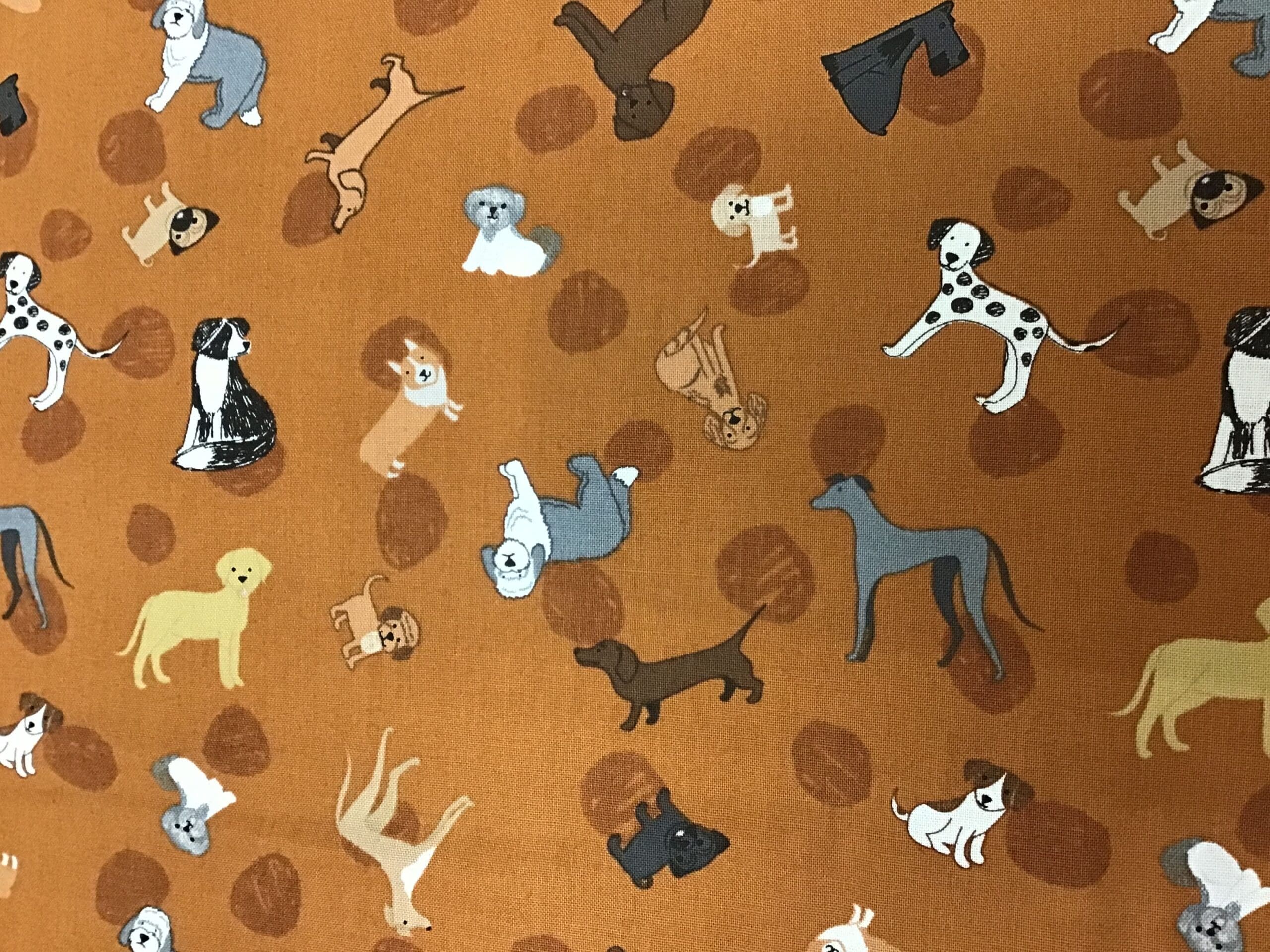Paws and Claws, Dogs on Tan, A713.3 by Lewis and Irene Paws and Claws, Dogs on Tan, A713.3 by Lewis and Irene