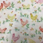 Hello Spring Happy Hens 084/Q, Meadow Cream by Makower