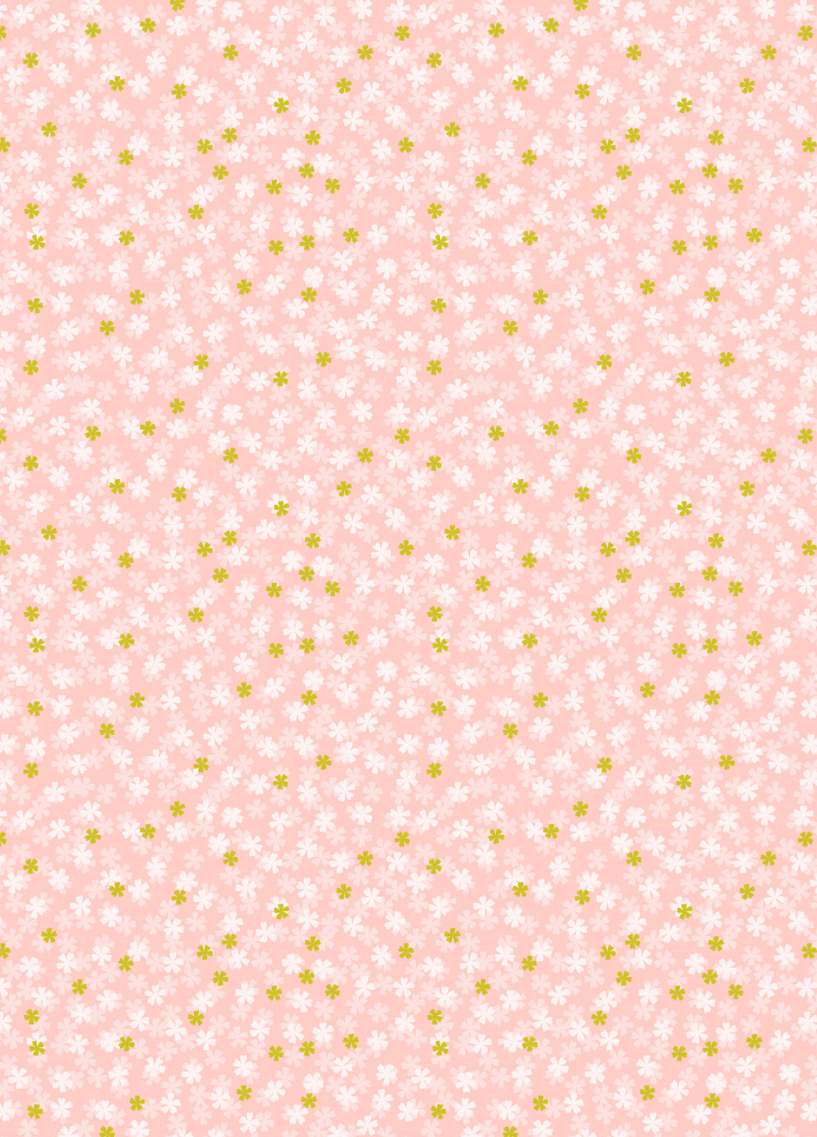 Sakura Tiny Blossom A920A – pink with gold metallic by Lewis and Irene Sakura Tiny Blossom A920A - pink with gold metallic by Lewis and Irene