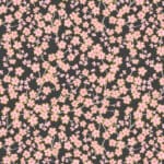 Sakura Cherry Blossom A923C – charcoal with gold metallic by Lewis and Irene