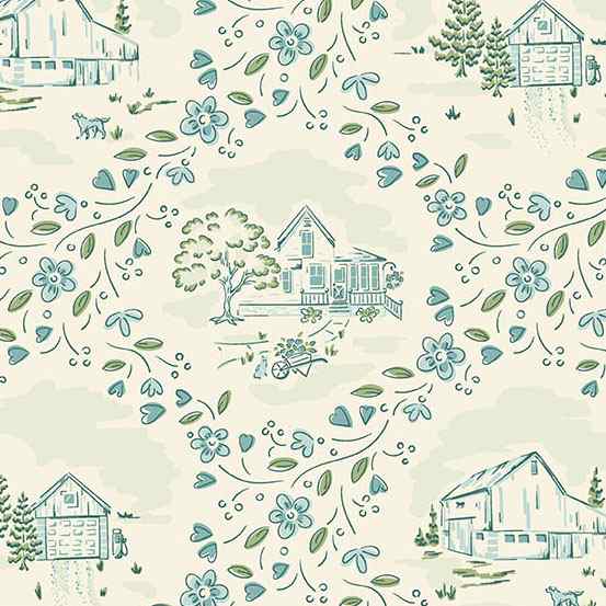 Heartland Cream fabric 1582-B by Andover