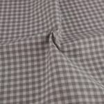 Gingham 1/4” Dove Grey fabric by Reynard