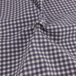 Gingham 1/4” Grey fabric by Reynard
