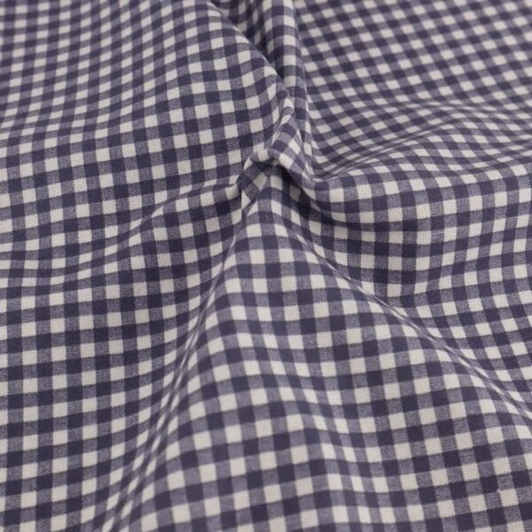 Gingham 1/4” Grey fabric by Reynard Gingham 1/4” Grey fabric by Reynard
