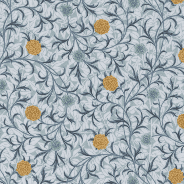 Morris Manor 8393 13 Sky by Barbara Brackman for Moda fabrics Morris Manor 8393 13 Sky by Barbara Brackman for Moda fabrics