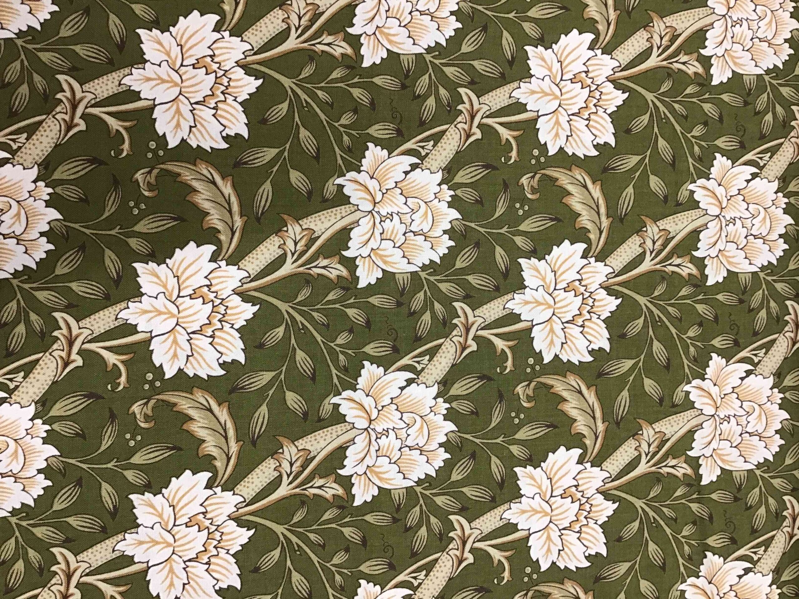 Morris Manor 8391 12 Sage by Barbara Brackman for Moda fabrics Morris Manor 8391 12 Sage by Barbara Brackman for Moda fabrics