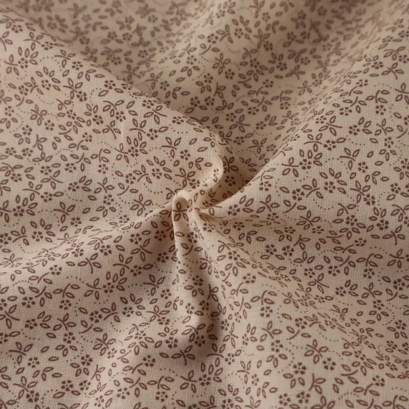 Ditsy Daisy cream/taupe fabric by Reynard Ditsy Daisy cream/taupe fabric by Reynard