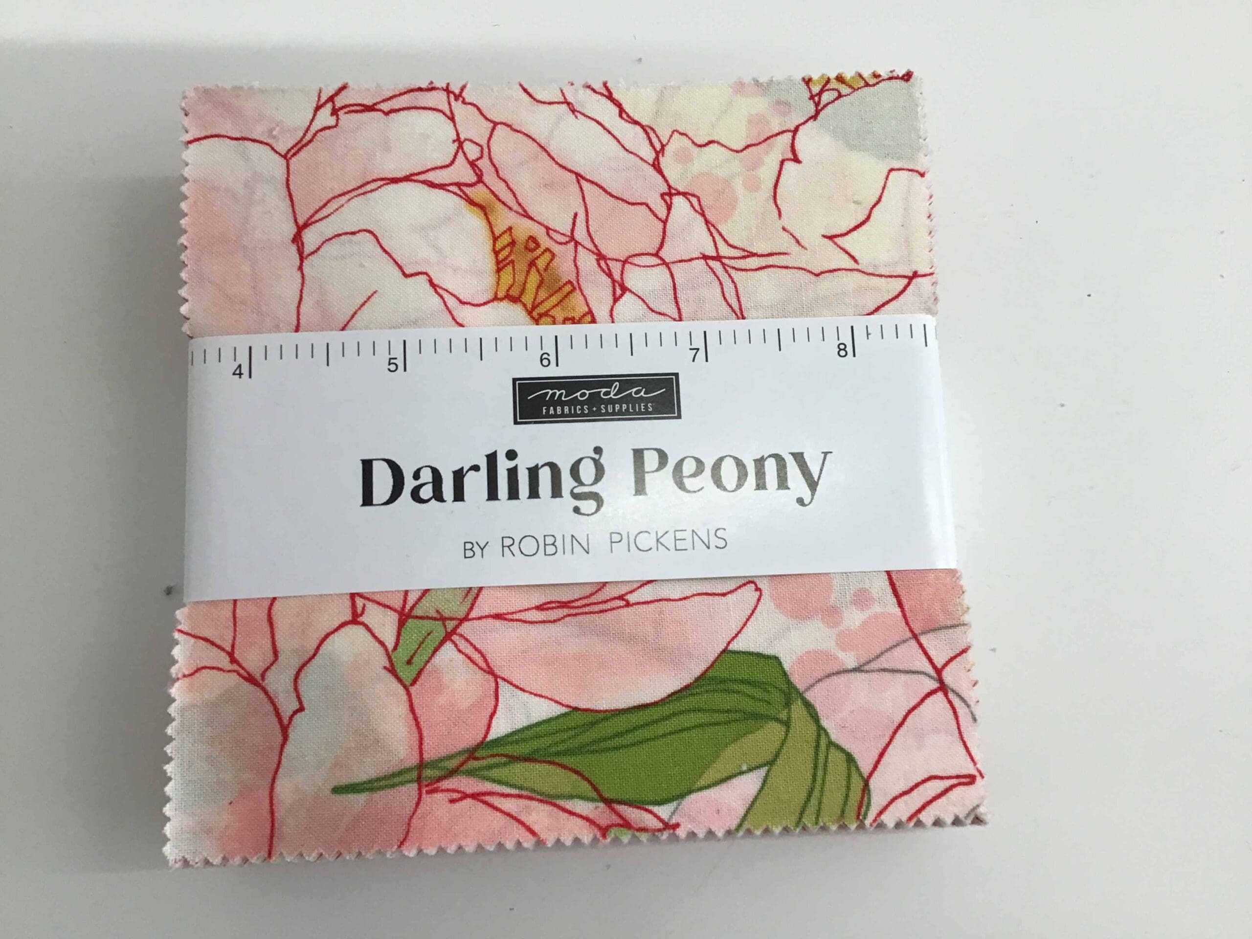 Darling Peony – Charm Pack – 42 x 5” squares by Moda Darling Peony - Charm Pack - 42 x 5” squares by Moda