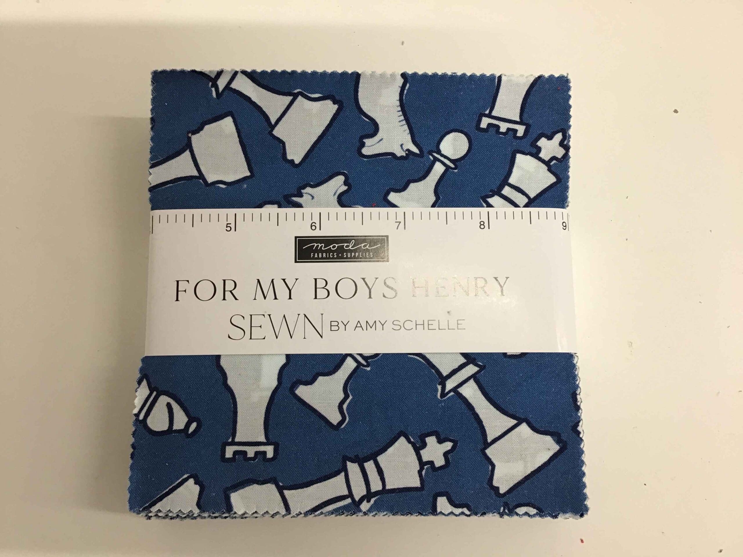 For My Boys Henry – Charm Pack – 42 x 5” squares by Moda For My Boys Henry - Charm Pack - 42 x 5” squares by Moda