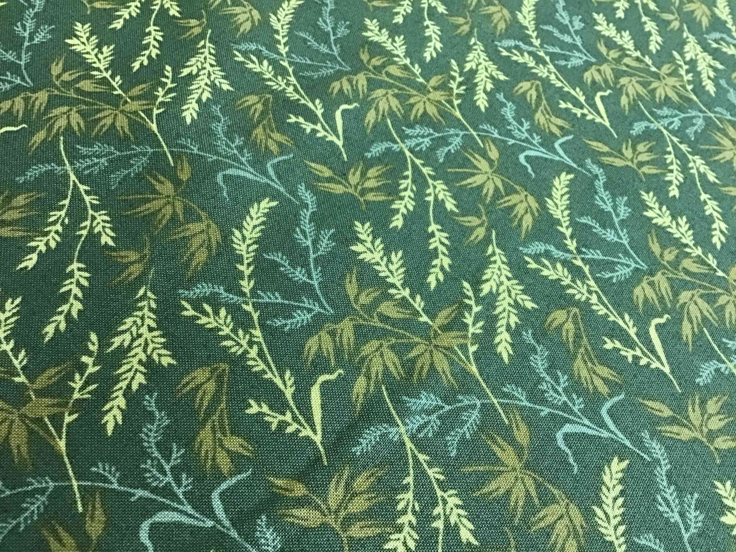 Lady Tulip 2199G Green Sprig fabric by Edyta Sitar for Laundry Basket Quilts 190R tulip rustic branch Lady Tulip 2199G Green Sprig fabric by Edyta Sitar for Laundry Basket Quilts 190R tulip rustic branch