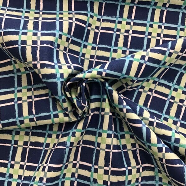 Plaid FSTFFB 18678 blue/green check by 3 Wishes Plaid FSTFFB 18678 blue/green check by 3 Wishes