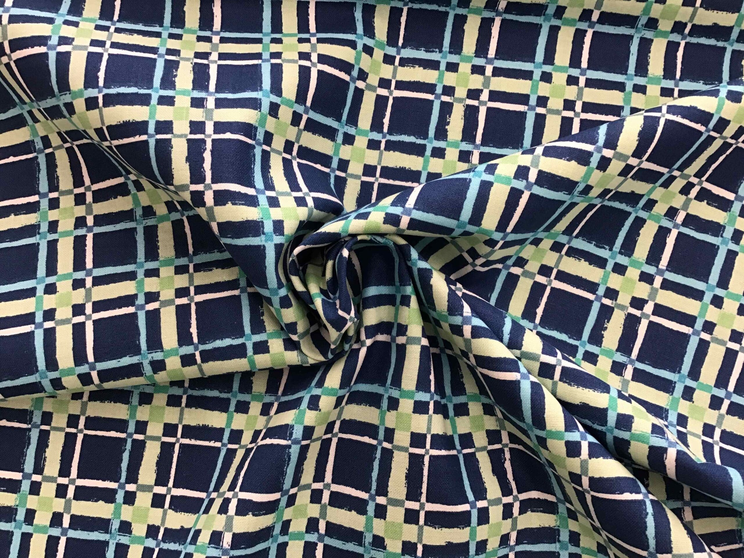 Plaid FSTFFB 18678 blue/green check by 3 Wishes Plaid FSTFFB 18678 blue/green check by 3 Wishes