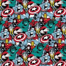 Comic pop heroes fabric Comic pop heroes fabric
