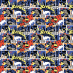 Batman Comic Thwack Fabric