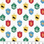 Hogwarts Multi Colour House on White