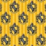 Hufflepuff Crest on Yellow Stripe