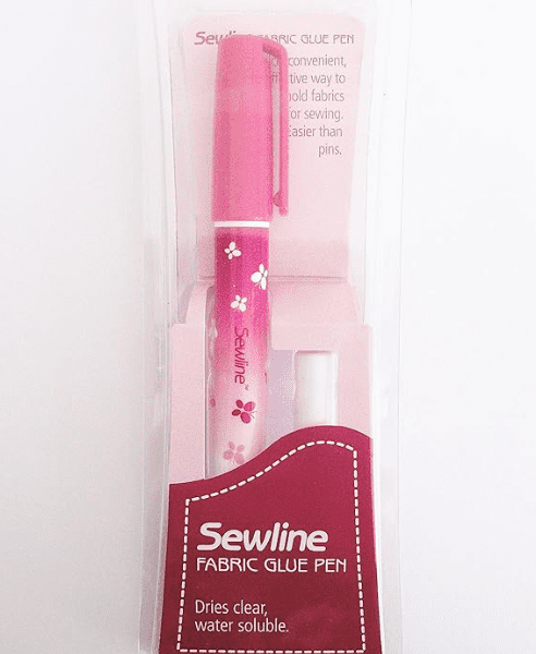 Sewline Fabric Glue pen - blue dries clear