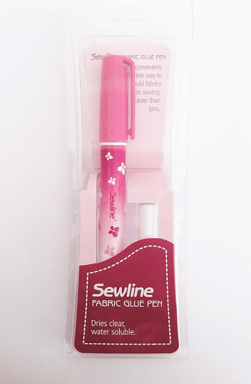 Sewline Fabric Glue pen – blue dries clear Sewline Fabric Glue pen - blue dries clear