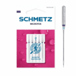 Schmetz 60/8 Microtex Sharps machine sewing needles x5