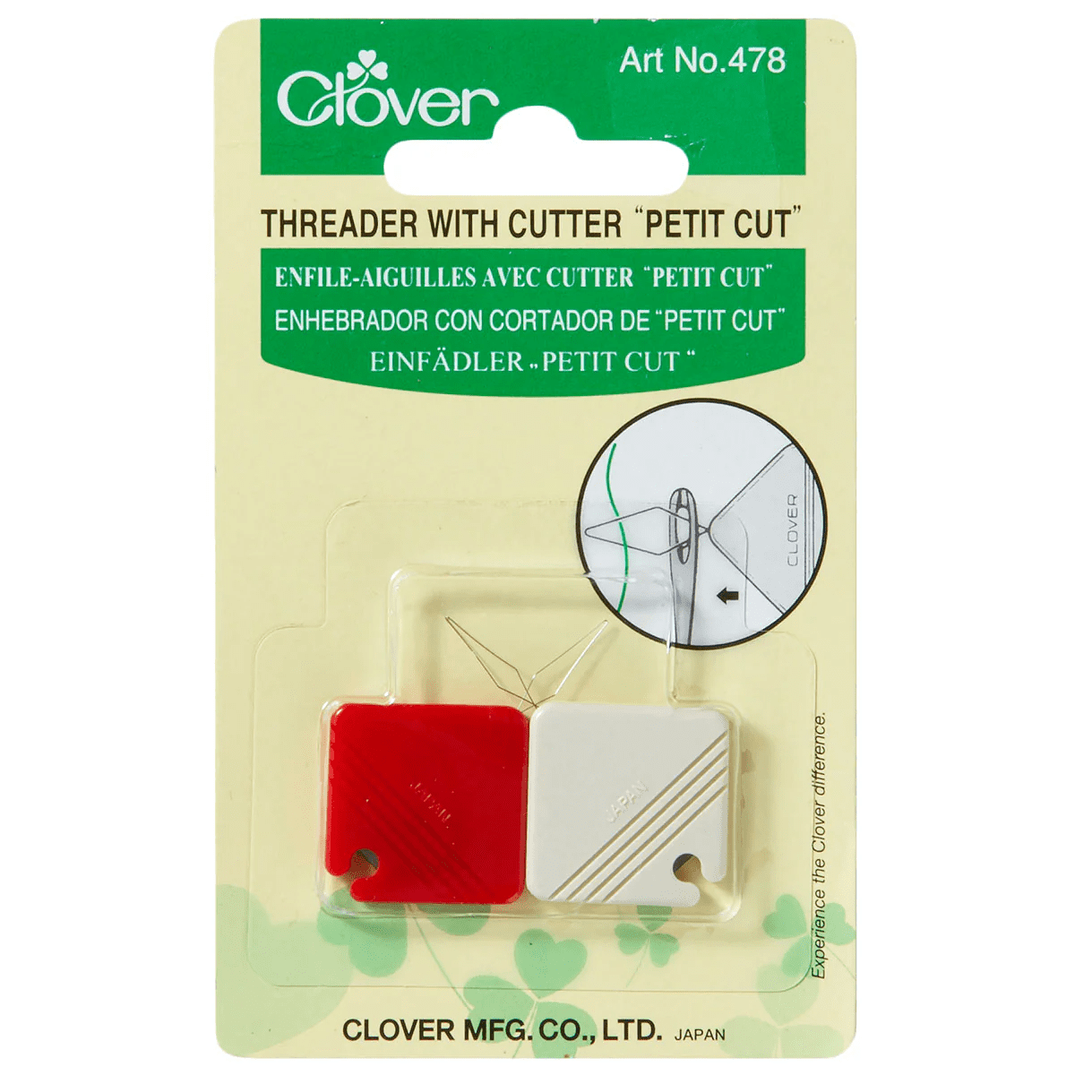 Clover Needle threader & cutter 478 Clover Needle threader & cutter 478