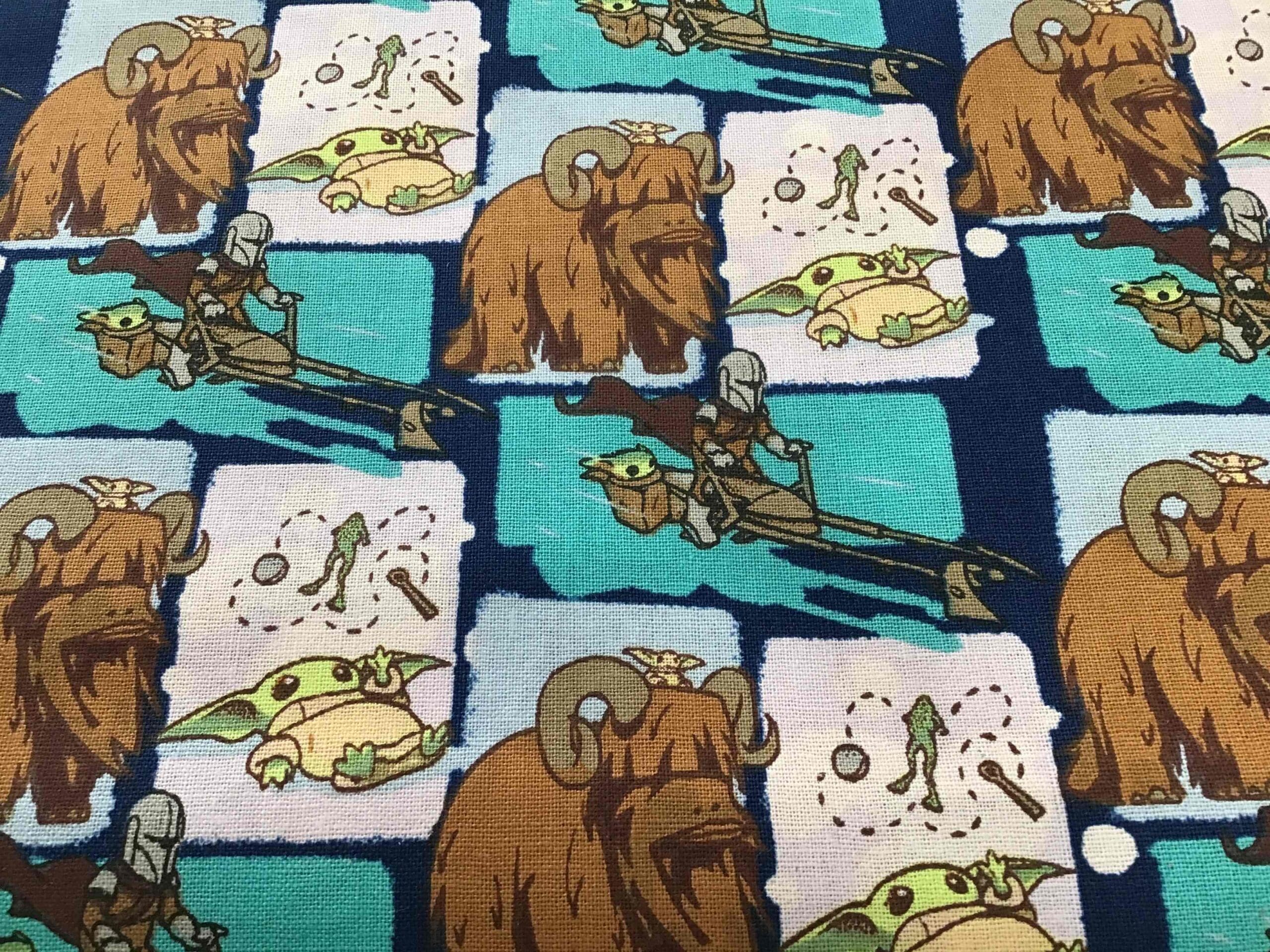 Mando Child Paint Memories-Star Wars, Navy, 7380033, by Eugene Textiles Mando Child Paint Memories-Star Wars, Navy, 7380033, by Eugene Textiles
