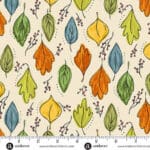 Harvest Home Foliage 10113L cream by Andover leaves